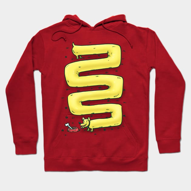 Infinite Wiener Dog Hoodie by nickv47